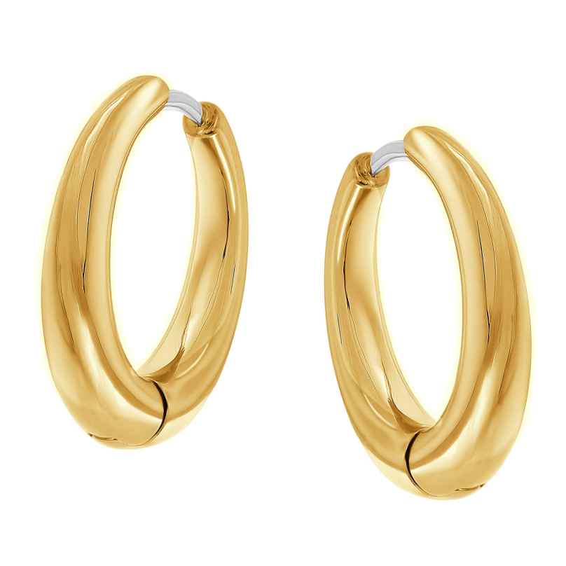 Boccia 05100-02 Women's Hoop Earrings Titanium Gold Tone 4040066287775