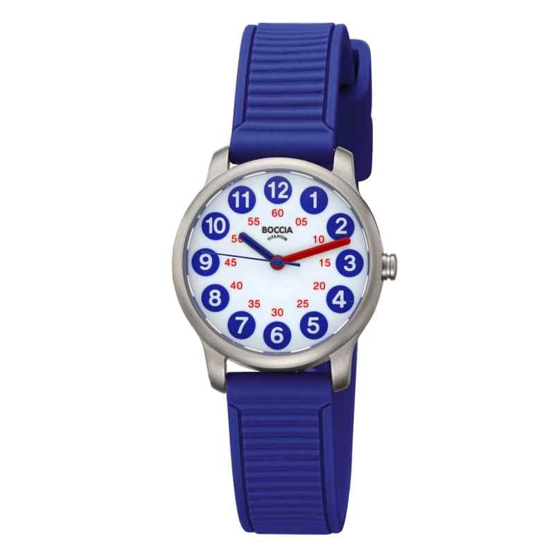 Boccia 3373-05 Kids´ Wristwatch Titanium Blue/White 4040066288178