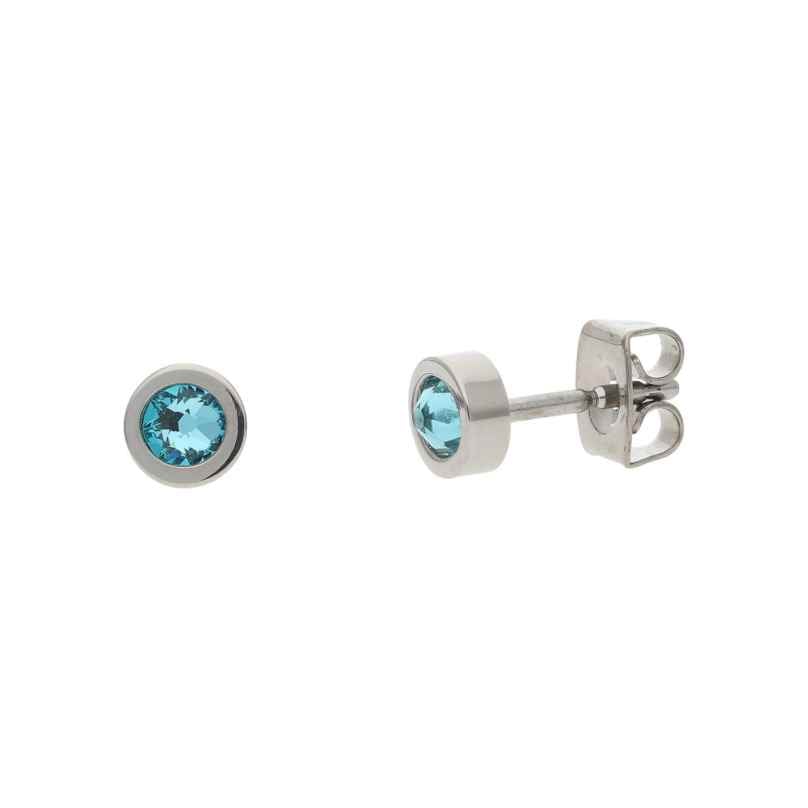 Boccia 05095-03 Kinder-Ohrringe Titan Ohrstecker Türkis 4040066286297
