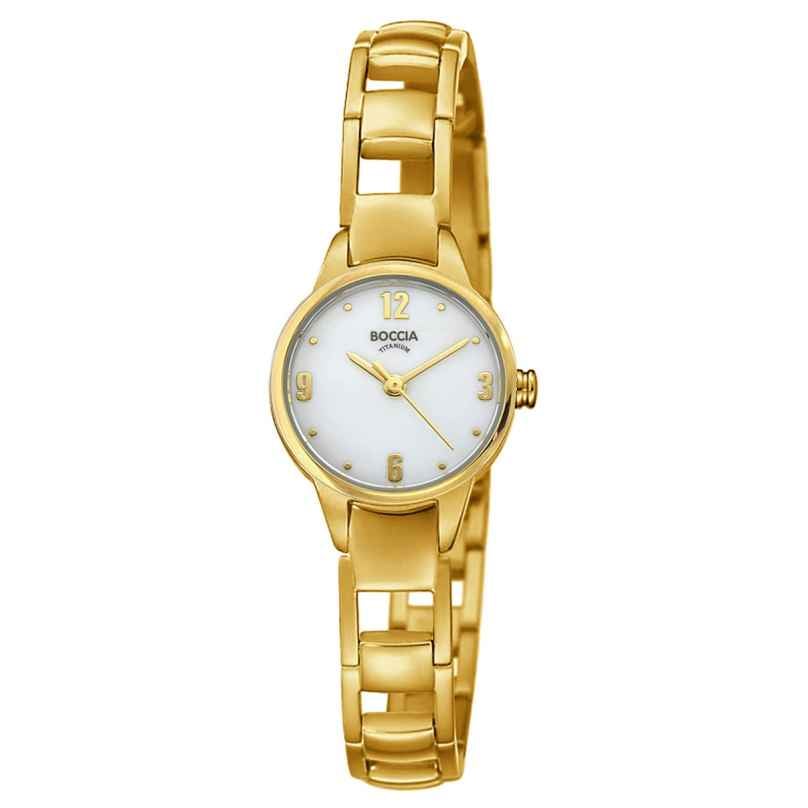 Boccia 3277-03 Women´s Wristwatch Quartz Titanium Gold-Coloured 4040066290515