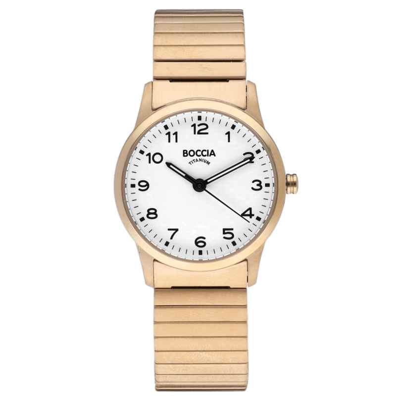 Boccia 3287-05 Women's Wristwatch Titanium Gold Tone 4040066275635
