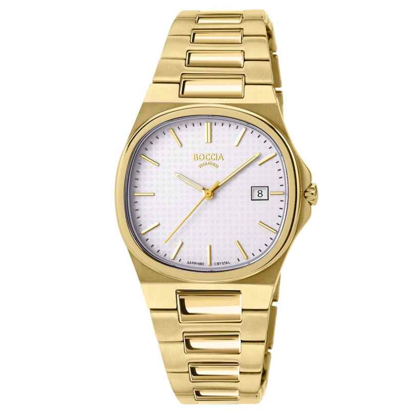 Boccia 3348-02 Women's Watch Titanium Gold Tone 4040066277110
