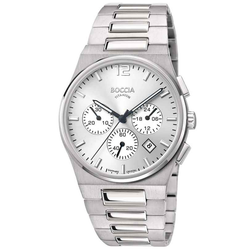 Boccia 3741-01 Men's Watch Chronograph Titanium 4040066277660