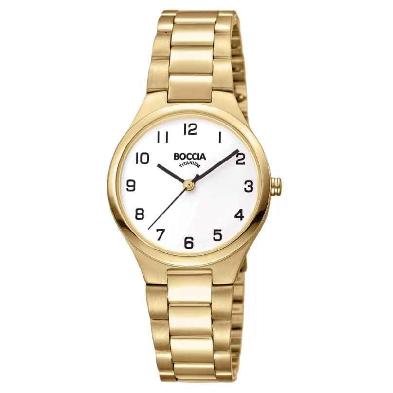 Boccia 3347-03 Ladies' Wristwatch Titanium Gold Tone 4040066280103
