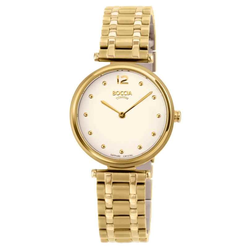 Boccia 3349-04 Ladies' Watch Titanium Gold Tone 4040066279800
