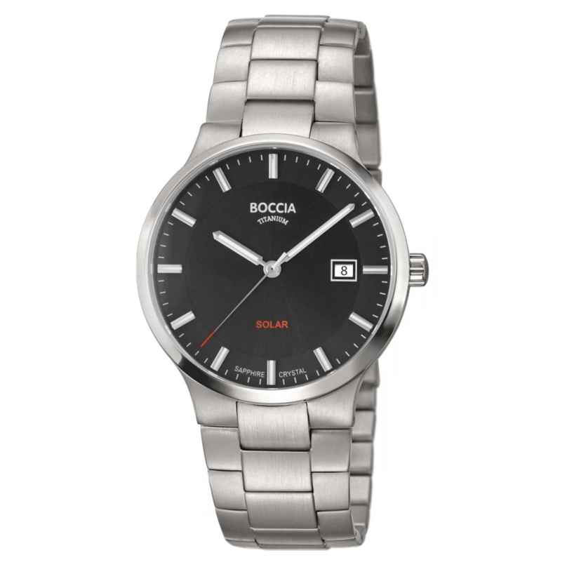 Boccia 3652-03 Men's Watch Solar Titanium with Sapphire Crystal 4040066280004