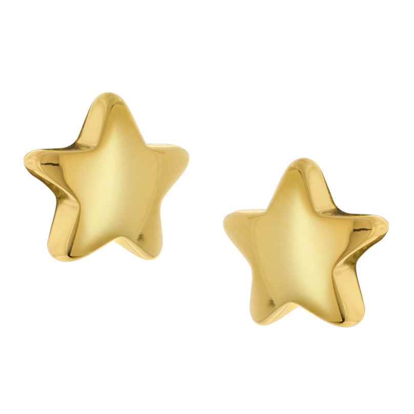 Boccia 05078-02 Children's Stud Earrings Titanium Star Gold Tone 4040066280509