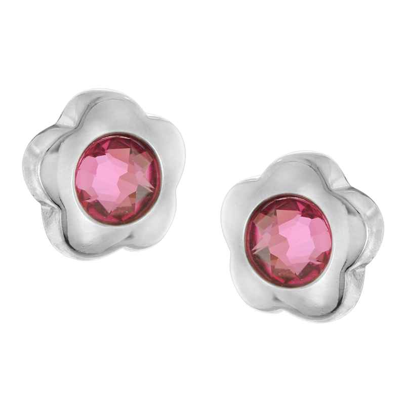 Boccia 05079-02 Children's Stud Earrings Titanium Flower Pink 4040066280547