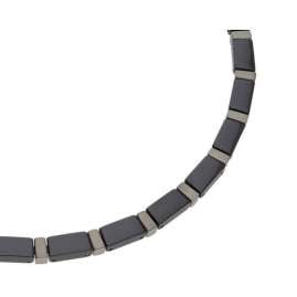 Boccia 0845-04 Women's Necklace Titanium/Ceramic Black