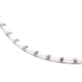 Boccia 0845-03 Ladies' Necklace Titanium/Ceramic White