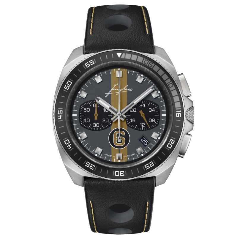 Junghans 41/4578.00 Herrenuhr 1972 Chronoscope Sports Edition 2025 Schwarz 4000897396435