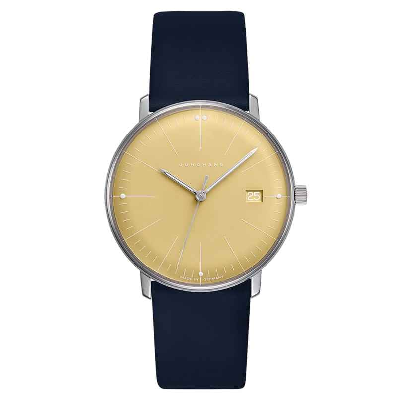 Junghans 47/4553.02 max bill Damen-Armbanduhr Quarz Dunkelblau 4000897396503