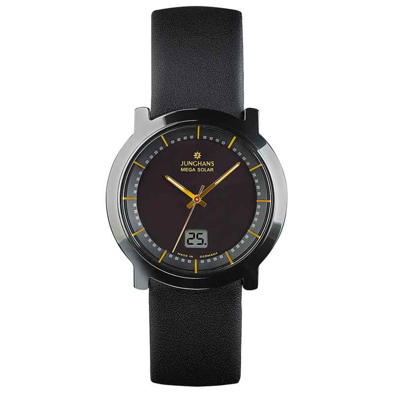 Junghans 18/1116.00 Herrenuhr Stratos Mega Solar Keramik Schwarz LE 4000897374617