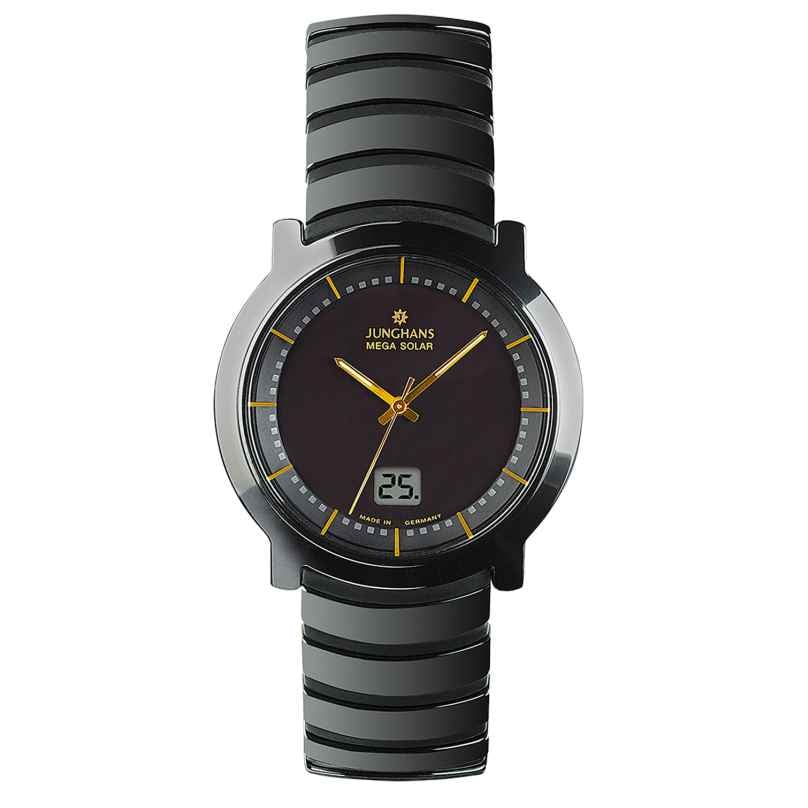 Junghans 18/1116.44 Men's Watch Stratos Mega Solar Ceramic Black LE 4000897362744