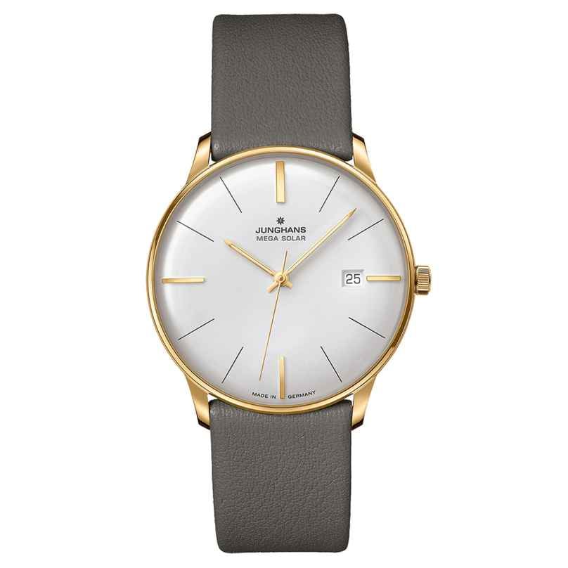 Junghans 59/7601.02 Meister Mega Solar Armbanduhr Grau/Goldfarben 4000897397425