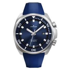 Junghans 27/4660.44 Herrenuhr Automatik 50 bar Aquaris Blue 2 Bänder