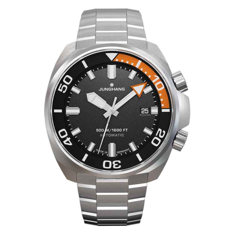 Junghans 27/4668.44 Herren Taucher-Automatikuhr 50 bar Aquaris Diver 4000897397388