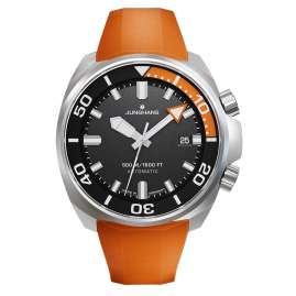 Junghans 27/4668.44 Herren Taucher-Automatikuhr 50 bar Aquaris Diver Schwarz