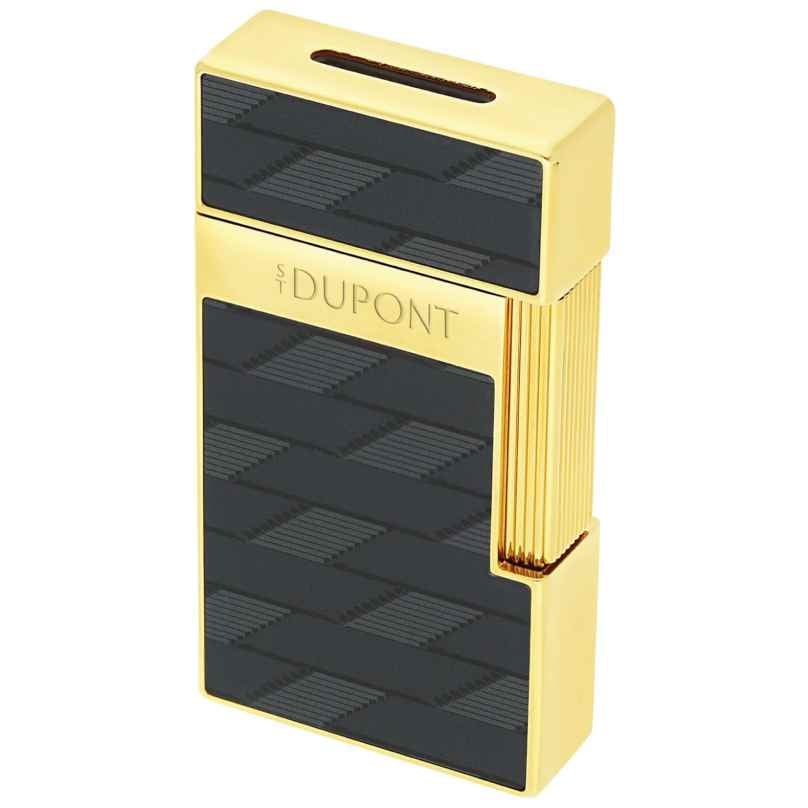 S.T. Dupont 025079 Feuerzeug Biggy Monogram 1872 Schwarz 3597390303035