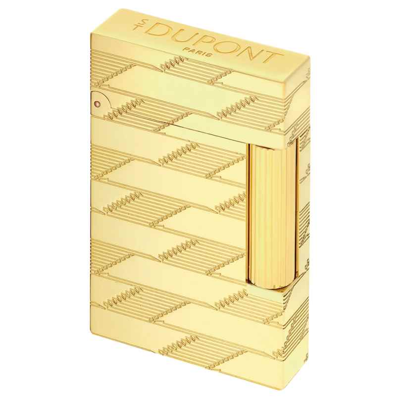 S.T. Dupont C16178 Feuerzeug Linie 2 Monogram 1872 Goldfarben 3597390303011