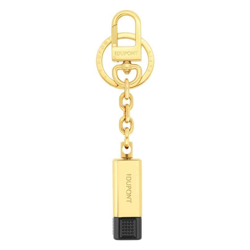 S.T. Dupont 003282P Key Pendant Double Puncher Black/Gold Tone 3597390308351