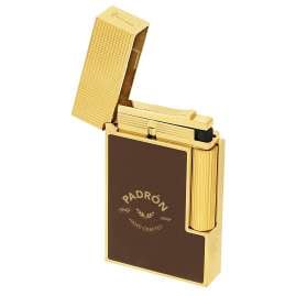 S.T. Dupont C16014 Feuerzeug Linie 2 Padron Gold/Braun