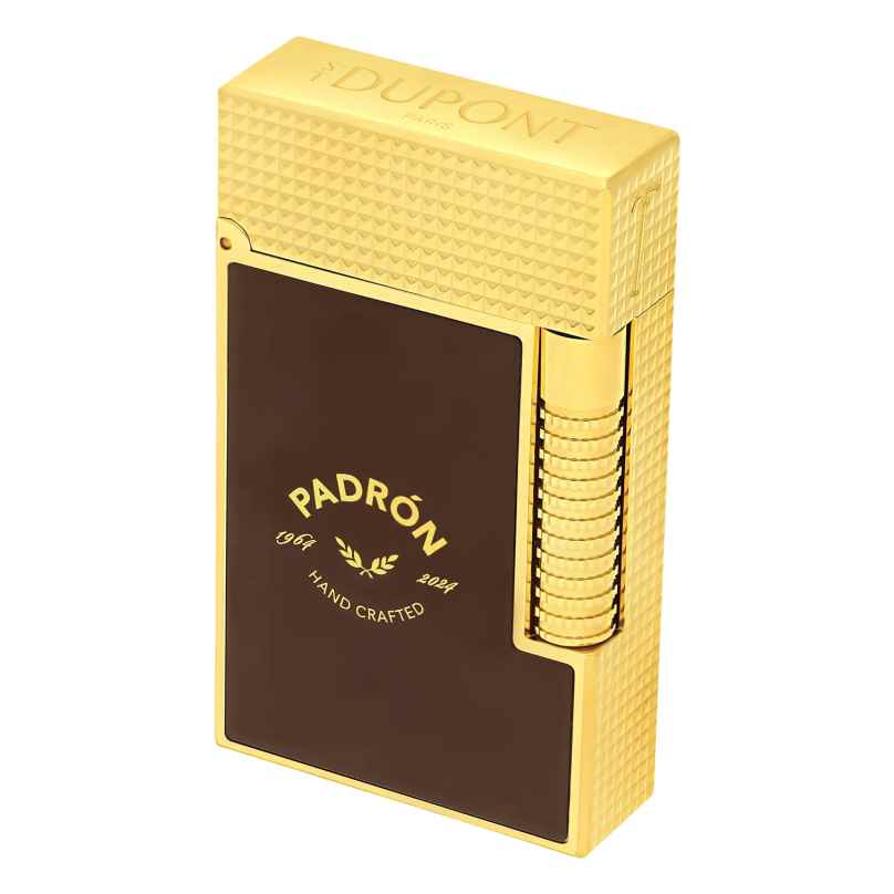 S.T. Dupont C23014 Feuerzeug Le Grand Padron Gold/Braun 3597390304117