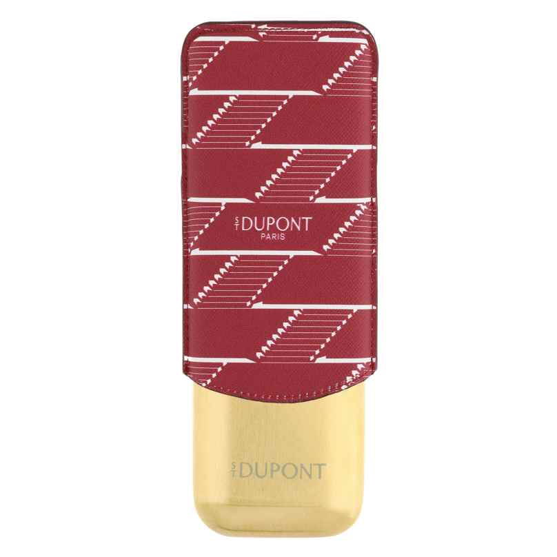 S.T. Dupont 183478 Etui für 2 Zigarren Monogram 1872 Burgund 3597390303097
