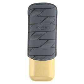 S.T. Dupont 183479 Etui für 2 Zigarren Monogram 1872 Schwarz