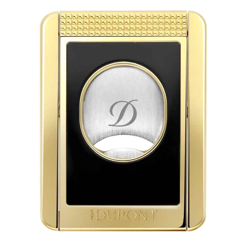 S.T. Dupont 003553 Zigarrenschneider und -bank Schwarz/Goldfarben 3597390308740