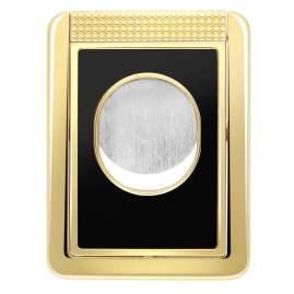S.T. Dupont 003553 Zigarrenschneider und -bank Schwarz/Goldfarben
