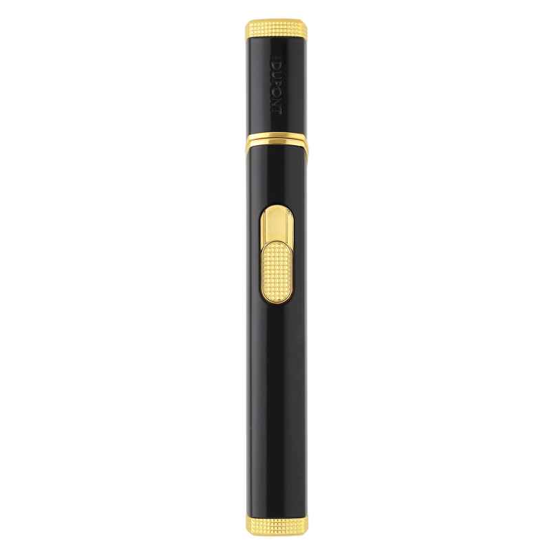 S.T. Dupont 029002 Fackelfeuerzeug Schwarz/Goldfarben 3597390313836