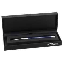 S.T. Dupont 265205 Ballpoint Pen D-Initial Dark Blue/Chrome