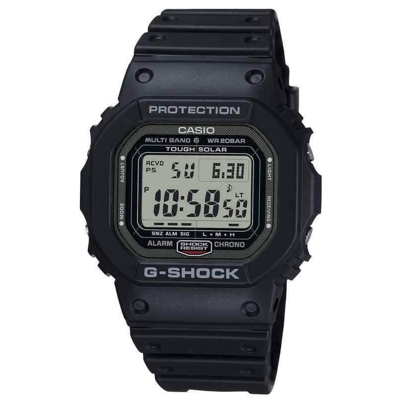 Casio GW-5000U-1ER G-Shock The Origin Digital Funk-Solar-Herrenuhr Schwarz 4549526311741