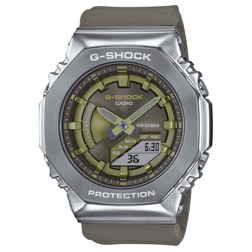 Casio GM-S2100-3AER G-Shock Classic Damenuhr Olivgrün 4549526306884