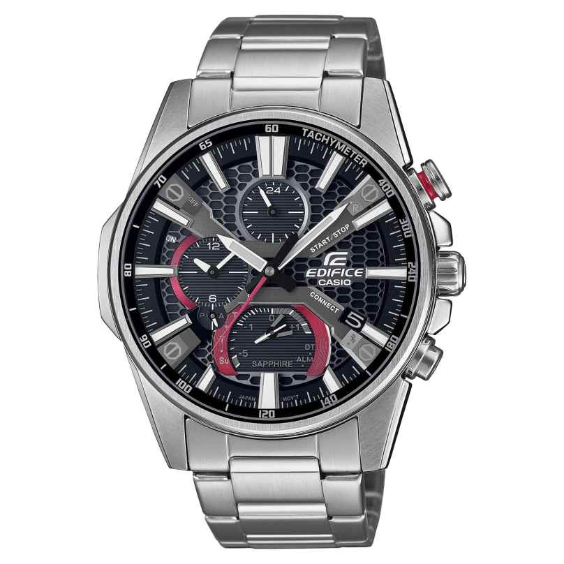Casio EQB-1200D-1AER Edifice Men's Solar Watch Bluetooth Steel/Black 4549526308468