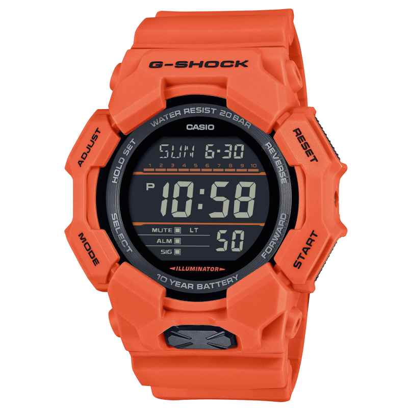 Casio GD-010-4ER G-Shock Classic Digital-Herrenuhr Orange 4549526382284