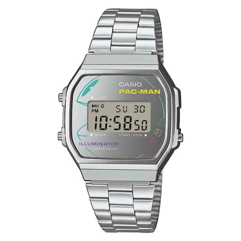 Casio A168WEPC-7AER Digitaluhr Vintage Iconic Pac-Man 4549526395291