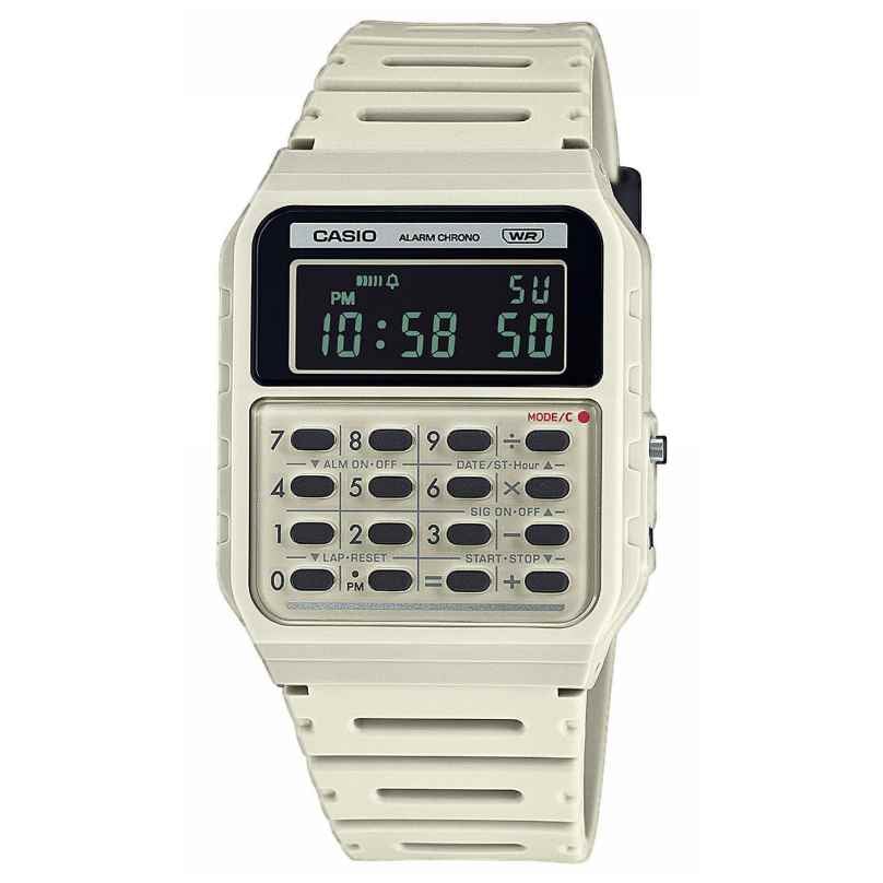 Casio CA-53WB-8BEF Digitaluhr mit Taschenrechner Vintage Edgy Beige 4549526391910
