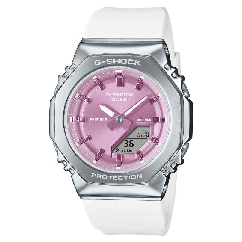Casio GM-S2110-7A6ER G-Shock Classic Damenuhr Weiß/Flieder 4549526393266
