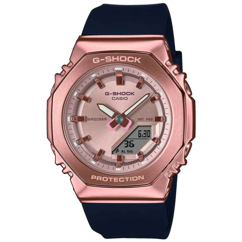 Casio GM-S2110PG-1A4ER G-Shock Classic Damenuhr Schwarz/Roségoldfarben 4549526396151