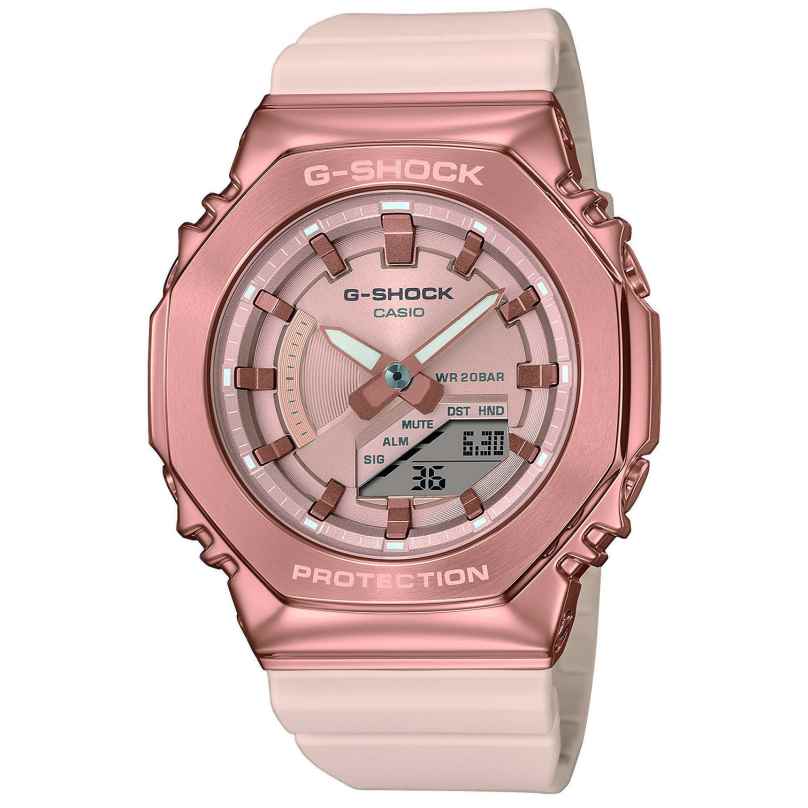Casio GM-S2100PG-4AER G-Shock Classic Damenuhr Puder/Roségoldfarben 4549526396205