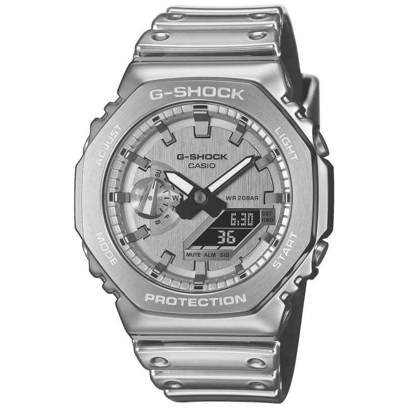 Casio GM-2100YM-8AER G-Shock G-Steel Wristwatch Silver Tone 4549526394874
