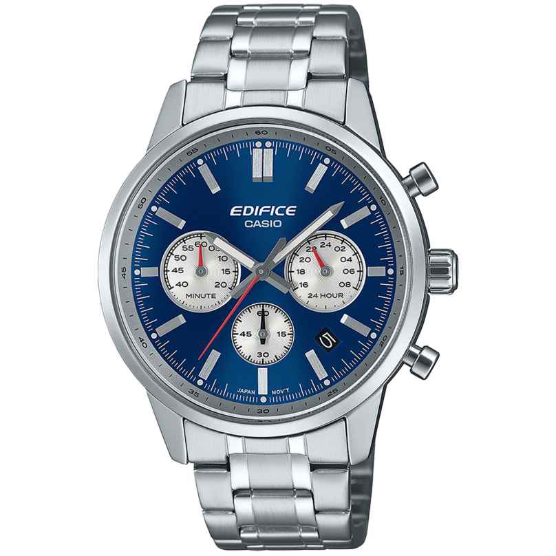 Casio EFR-575D-2AEF Edifice Chronograph Herrenuhr Stahl/Blau 4549526399015