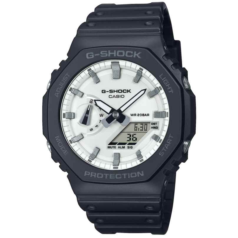 Casio GA-2100WD-1AER G-Shock Classic Ana-Digi Watch Black/White 4549526391088