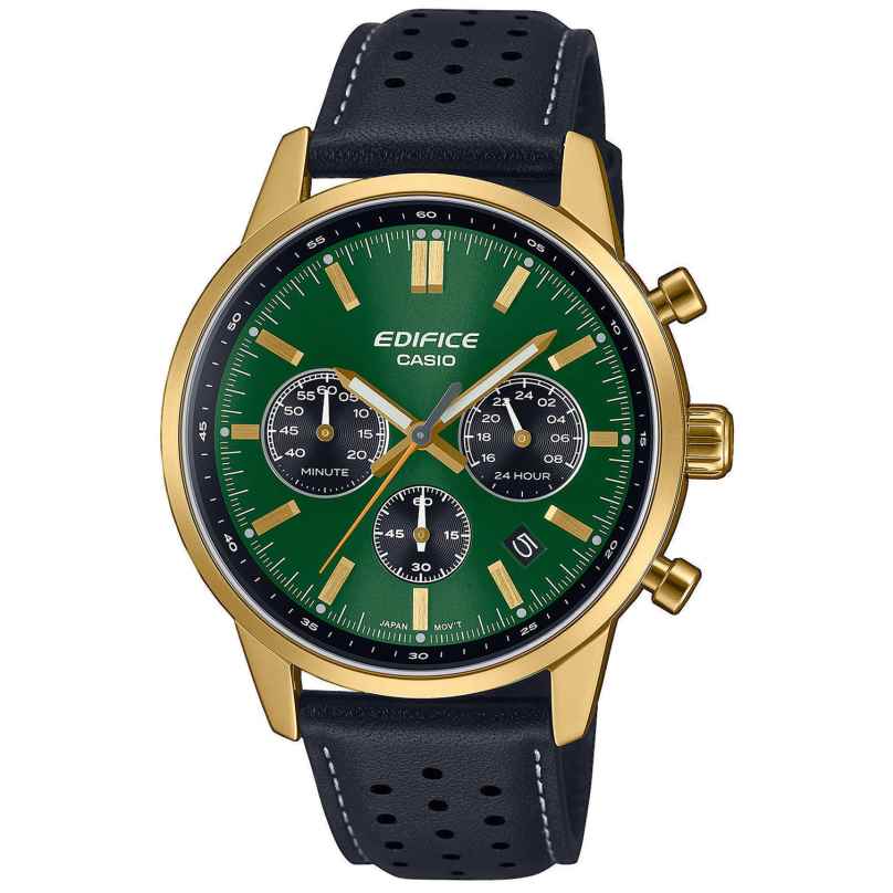 Casio EFR-575CL-3AEF Edifice Chronograph Herrenuhr Schwarz/Grün 4549526398971