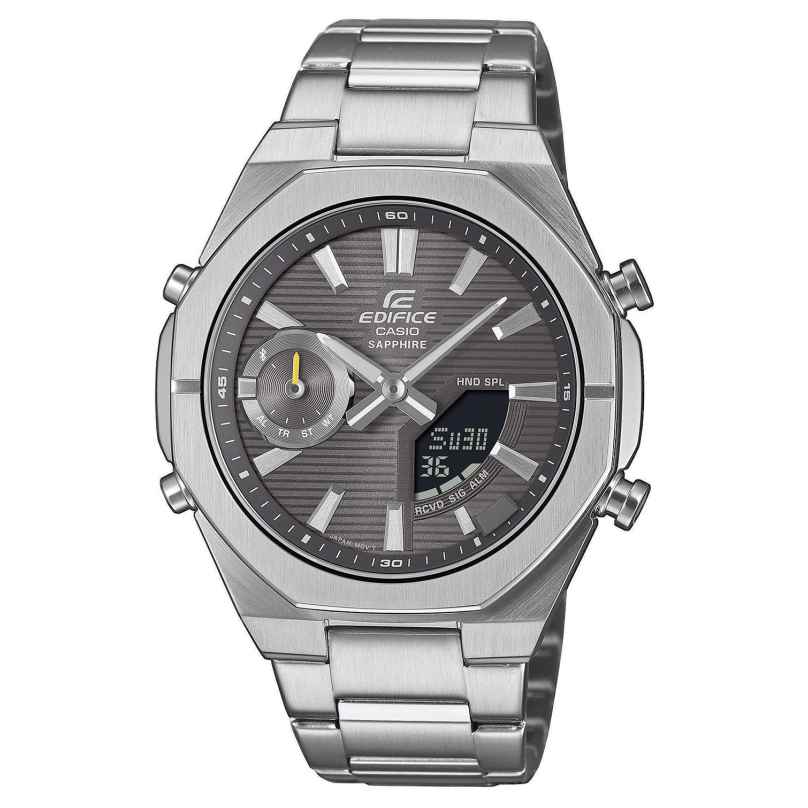 Casio ECB-S10D-8AEF Edifice Herrenuhr Bluetooth Stahl/Anthrazit 4549526397363