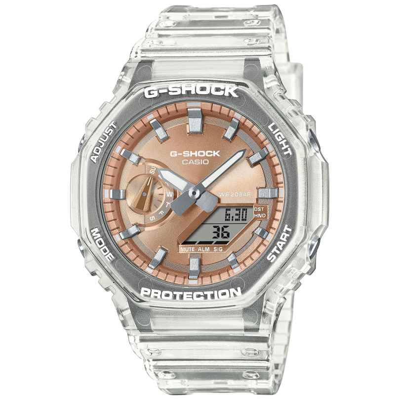 Casio GA-2100BM-7A5ER G-Shock Classic Ana-Digi Armbanduhr Roségoldfarben 4549526399756