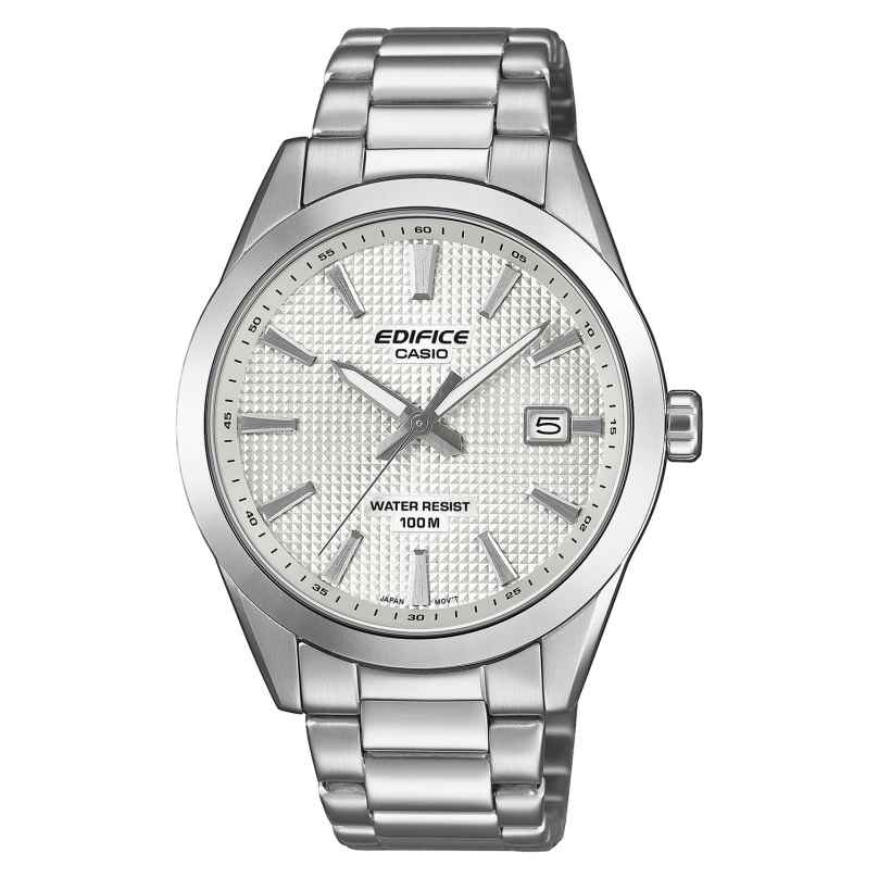 Casio EFV-160D-7AVEF Herren-Armbanduhr Edelstahl Weiß 4549526413100