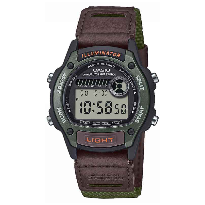 Casio W-220HF-3AVEF Quarzuhr Alarm-Chrono für Damen und Jugendliche 4549526407192